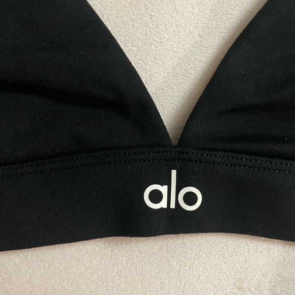 NWT Alo Splendor Bra in Black Adjustable Straps Size M - Picture 9 of 11